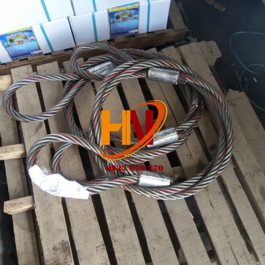 SLING CÁP THÉP BẤM CHÌ 2 ĐẦU TRUNG QUỐC