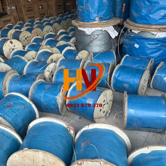 Cáp thép mạ kẽm 10mm