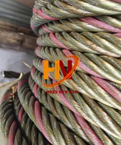 CÁP THÉP SỌC ĐỎ 6x37 TRUNG QUỐC